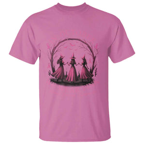 In October We Wear Pink Witches T Shirt Spooky Breast Cancer Witch Halloween Pink Ribbon TS10 Azalea Print Your Wear