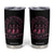 In October We Wear Pink Witches Tumbler Cup Spooky Breast Cancer Witch Halloween Pink Ribbon TS10 Black Print Your Wear