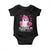 In October We Wear Pink Ghost Baby Onesie Halloween Breast Cancer Pink Ribbon Pumpkin TS10 Black Print Your Wear
