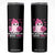 In October We Wear Pink Ghost Skinny Tumbler Halloween Breast Cancer Pink Ribbon Pumpkin TS10 Black Print Your Wear