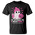 In October We Wear Pink Ghost T Shirt Halloween Breast Cancer Pink Ribbon Pumpkin TS10 Black Print Your Wear