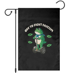 Portland Frog Garden Flag Off to Fight Fascism Inflatable Costume Protest TS10 Black Print Your Wear