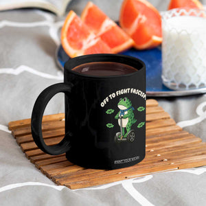 Portland Frog Coffee Mug Off to Fight Fascism Inflatable Costume Protest TS10 Print Your Wear