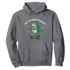 Portland Frog Hoodie Off to Fight Fascism Inflatable Costume Protest - Print Your Wear