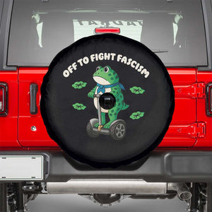 Portland Frog Spare Tire Cover Off to Fight Fascism Inflatable Costume Protest TS10 Black Print Your Wear
