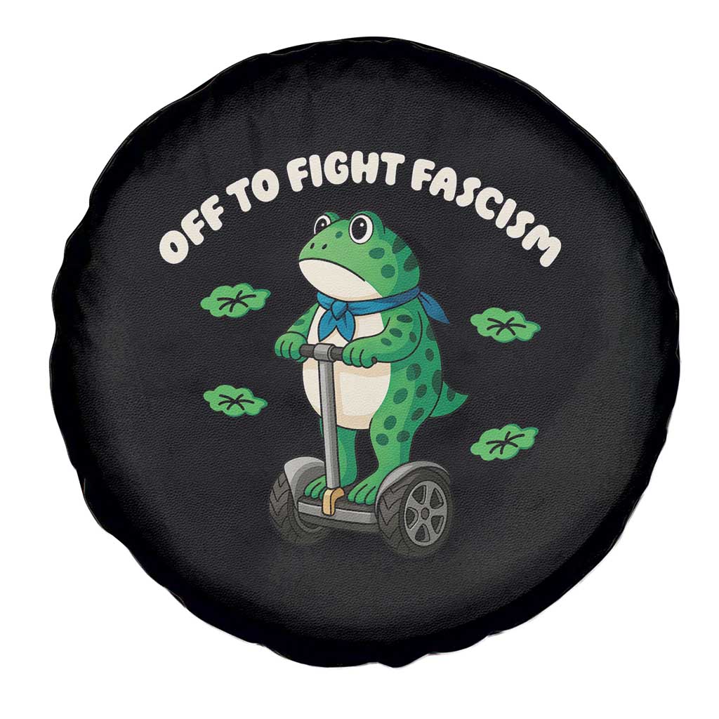 Portland Frog Spare Tire Cover Off to Fight Fascism Inflatable Costume Protest TS10 Print Your Wear