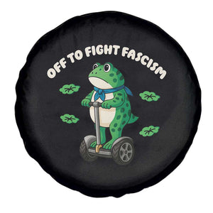 Portland Frog Spare Tire Cover Off to Fight Fascism Inflatable Costume Protest TS10 Print Your Wear