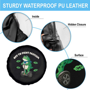 Portland Frog Spare Tire Cover Off to Fight Fascism Inflatable Costume Protest TS10 Print Your Wear
