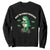 Portland Frog Sweatshirt Off to Fight Fascism Inflatable Costume Protest - Print Your Wear
