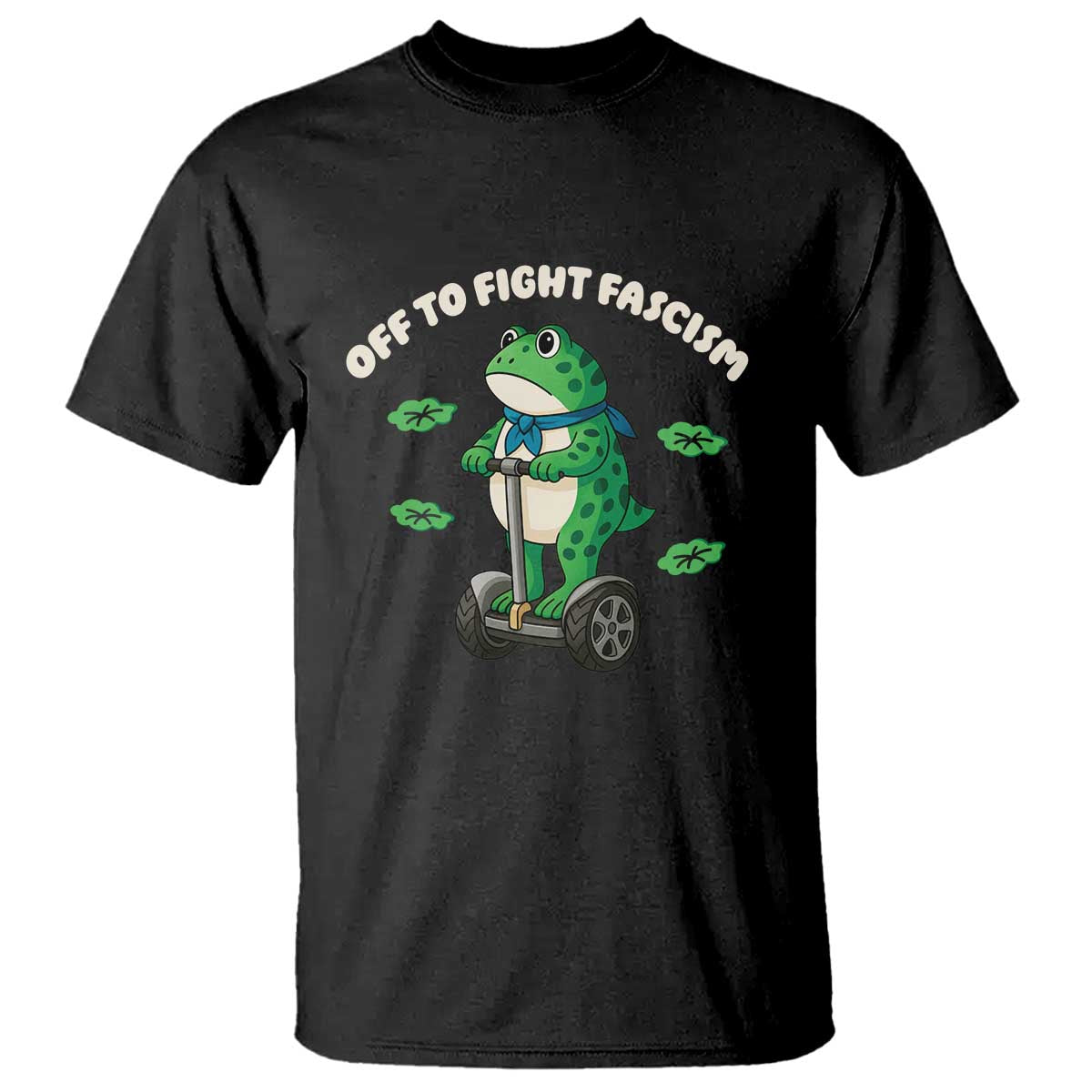 Portland Frog T Shirt Off to Fight Fascism Inflatable Costume Protest - Print Your Wear