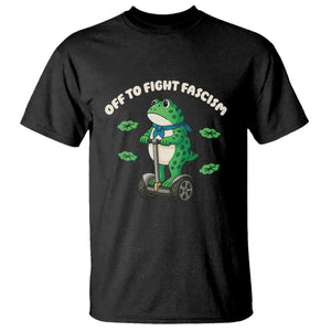 Portland Frog T Shirt Off to Fight Fascism Inflatable Costume Protest - Print Your Wear