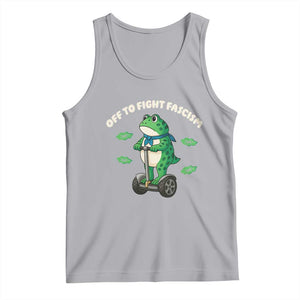 Portland Frog Tank Top Off to Fight Fascism Inflatable Costume Protest TS10 Athletic Heather Print Your Wear