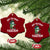 Portland Frog Resist Protest Ceramic Ornament Off to Fight Fascism Frog Scooter - Print Your Wear