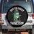 Portland Frog Resist Protest Spare Tire Cover Off to Fight Fascism Frog Scooter - Print Your Wear