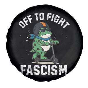 Portland Frog Resist Protest Spare Tire Cover Off to Fight Fascism Frog Scooter TS10 Print Your Wear