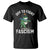 Portland Frog Resist Protest T Shirt Off to Fight Fascism Frog Scooter - Print Your Wear