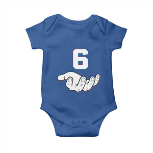 Number 6 Baby Onesie Matching 67 Meme Costume 6th Birthday 6 Years TS10 Royal Blue Print Your Wear