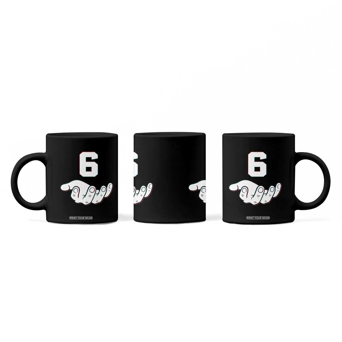 Number 6 Coffee Mug Matching 67 Meme Costume 6th Birthday 6 Years TS10 Print Your Wear