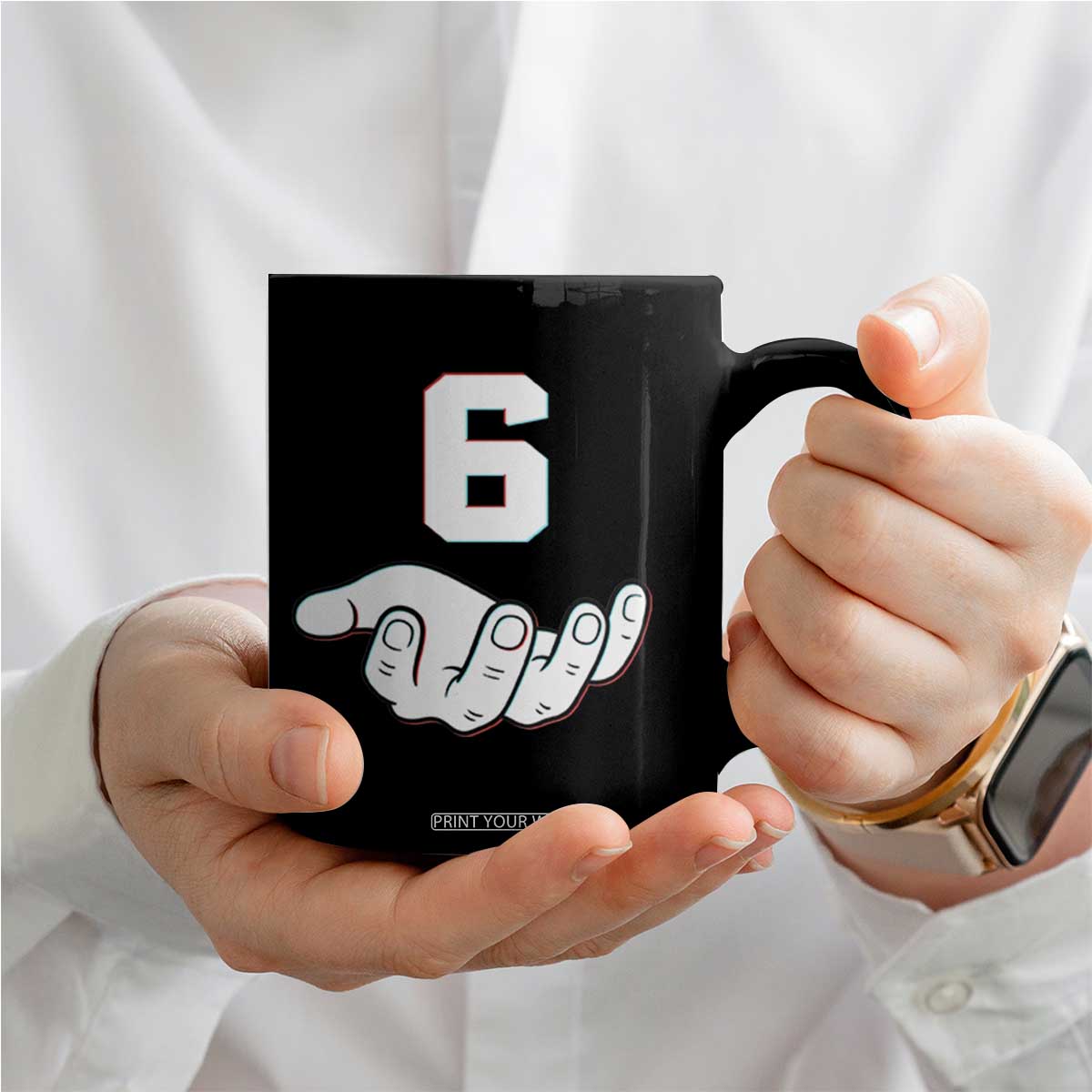 Number 6 Coffee Mug Matching 67 Meme Costume 6th Birthday 6 Years TS10 Print Your Wear