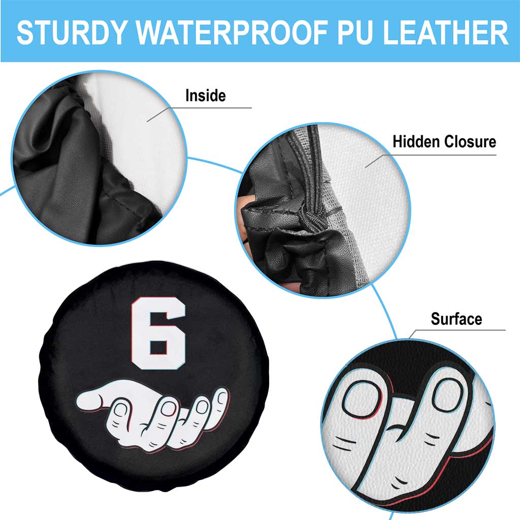 Number 6 Spare Tire Cover Matching 67 Meme Costume 6th Birthday 6 Years TS10 Print Your Wear