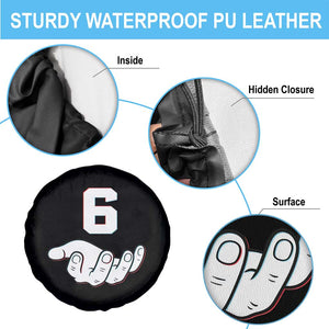 Number 6 Spare Tire Cover Matching 67 Meme Costume 6th Birthday 6 Years TS10 Print Your Wear