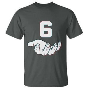 Number 6 T Shirt Matching 67 Meme Costume 6th Birthday 6 Years TS10 Dark Heather Print Your Wear