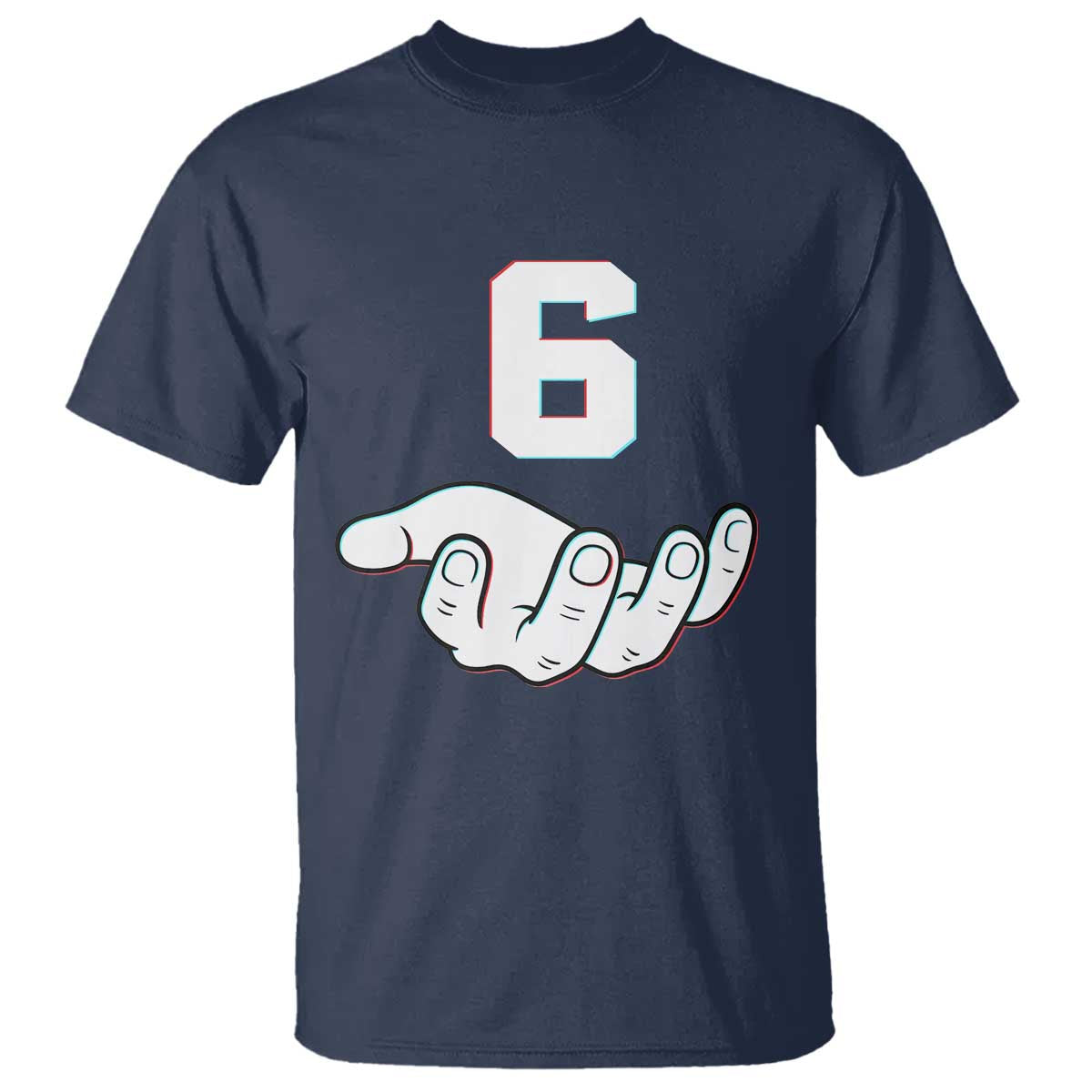 Number 6 T Shirt Matching 67 Meme Costume 6th Birthday 6 Years TS10 Navy Print Your Wear