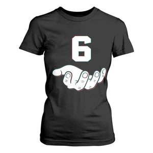 Number 6 T Shirt For Women Matching 67 Meme Costume 6th Birthday 6 Years TS10 Black Print Your Wear