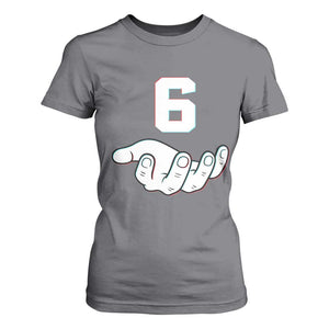 Number 6 T Shirt For Women Matching 67 Meme Costume 6th Birthday 6 Years TS10 Charcoal Print Your Wear