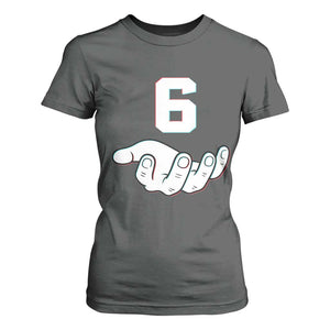Number 6 T Shirt For Women Matching 67 Meme Costume 6th Birthday 6 Years TS10 Dark Heather Print Your Wear