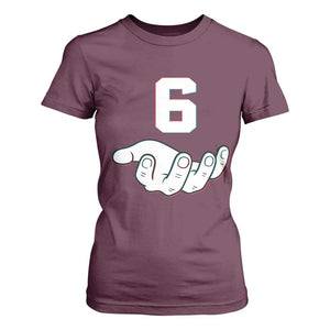 Number 6 T Shirt For Women Matching 67 Meme Costume 6th Birthday 6 Years TS10 Maroon Print Your Wear