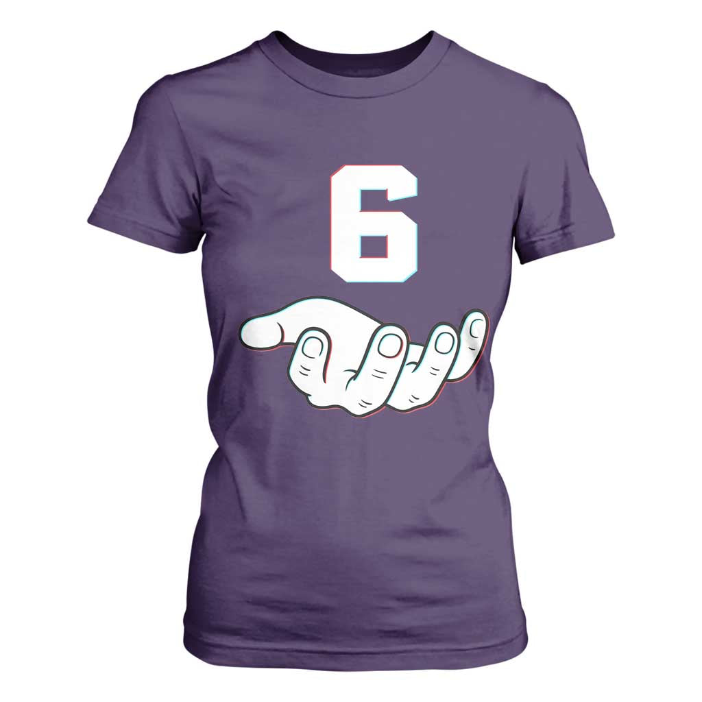 Number 6 T Shirt For Women Matching 67 Meme Costume 6th Birthday 6 Years TS10 Purple Print Your Wear