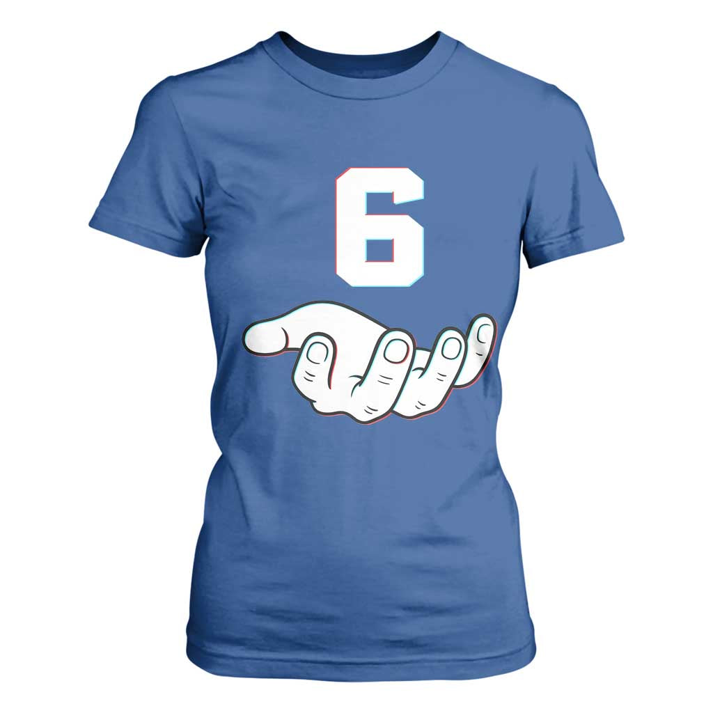 Number 6 T Shirt For Women Matching 67 Meme Costume 6th Birthday 6 Years TS10 Royal Blue Print Your Wear