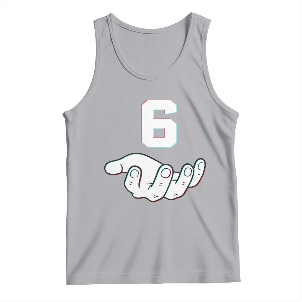 Number 6 Tank Top Matching 67 Meme Costume 6th Birthday 6 Years TS10 Athletic Heather Print Your Wear