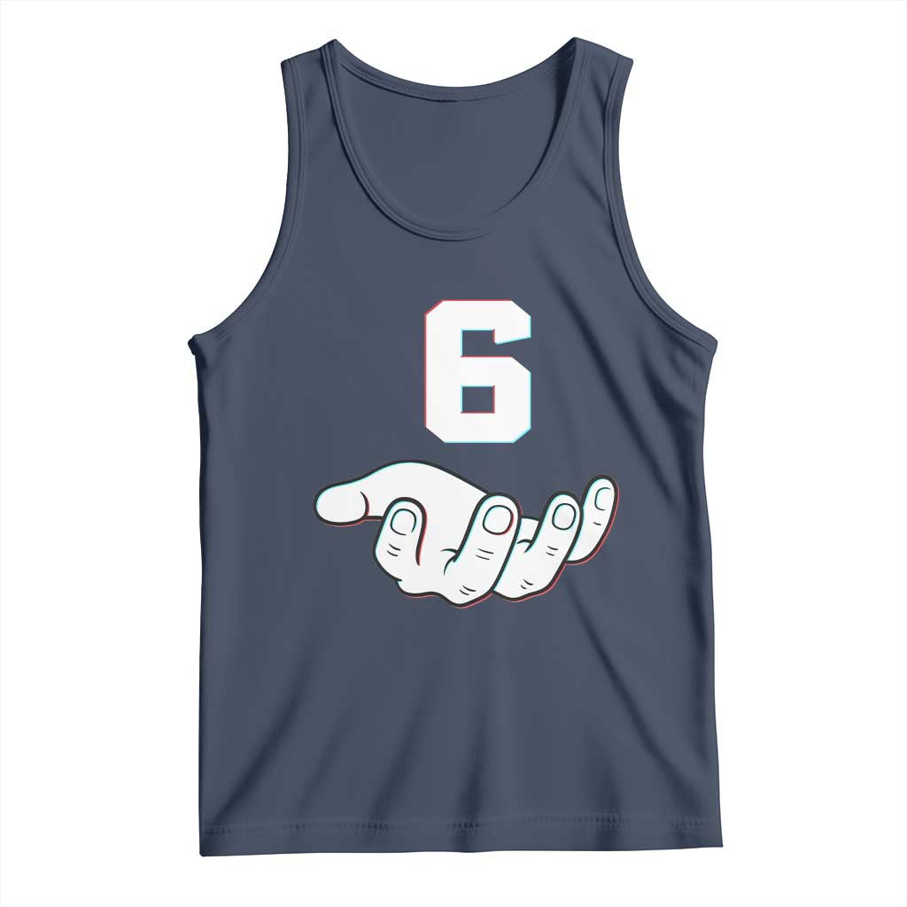 Number 6 Tank Top Matching 67 Meme Costume 6th Birthday 6 Years TS10 Navy Print Your Wear