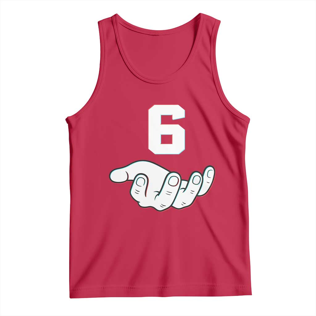 Number 6 Tank Top Matching 67 Meme Costume 6th Birthday 6 Years TS10 Red Print Your Wear