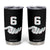Number 6 Tumbler Cup Matching 67 Meme Costume 6th Birthday 6 Years TS10 Black Print Your Wear