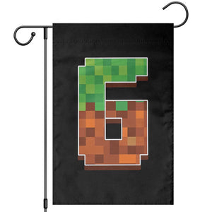 Number 6 Garden Flag Game Matching 67 Meme Costume 6th Birthday 6 Years TS10 Black Print Your Wear