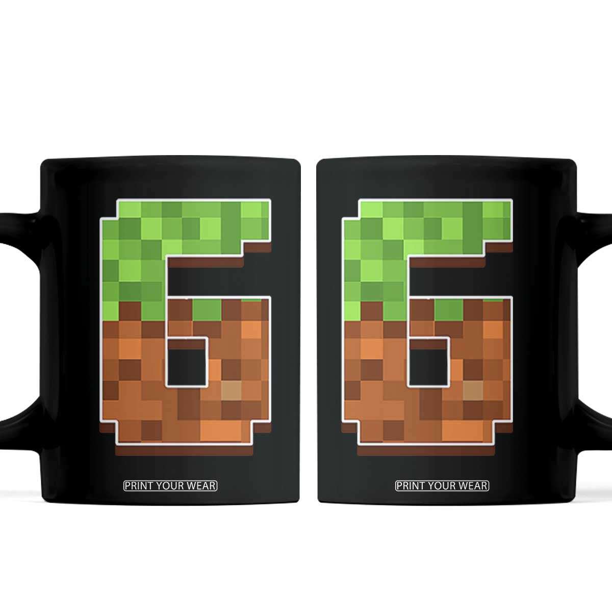 Number 6 Coffee Mug Game Matching 67 Meme Costume 6th Birthday 6 Years TS10 Black Print Your Wear