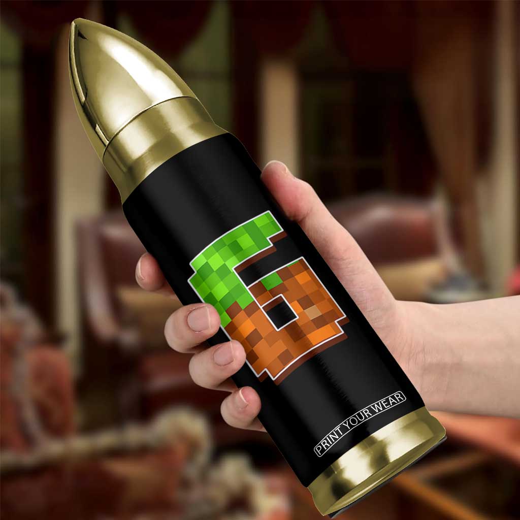 Number 6 Bullet Tumbler Game Matching 67 Meme Costume 6th Birthday 6 Years TS10 Print Your Wear