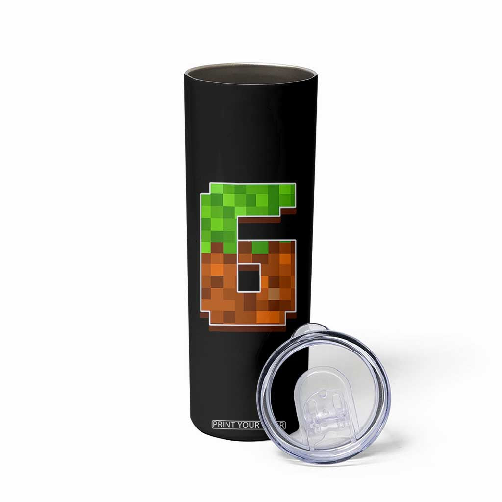 Number 6 Skinny Tumbler Game Matching 67 Meme Costume 6th Birthday 6 Years TS10 Print Your Wear