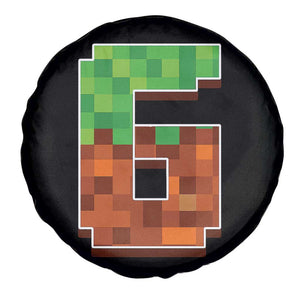 Number 6 Spare Tire Cover Game Matching 67 Meme Costume 6th Birthday 6 Years TS10 Print Your Wear