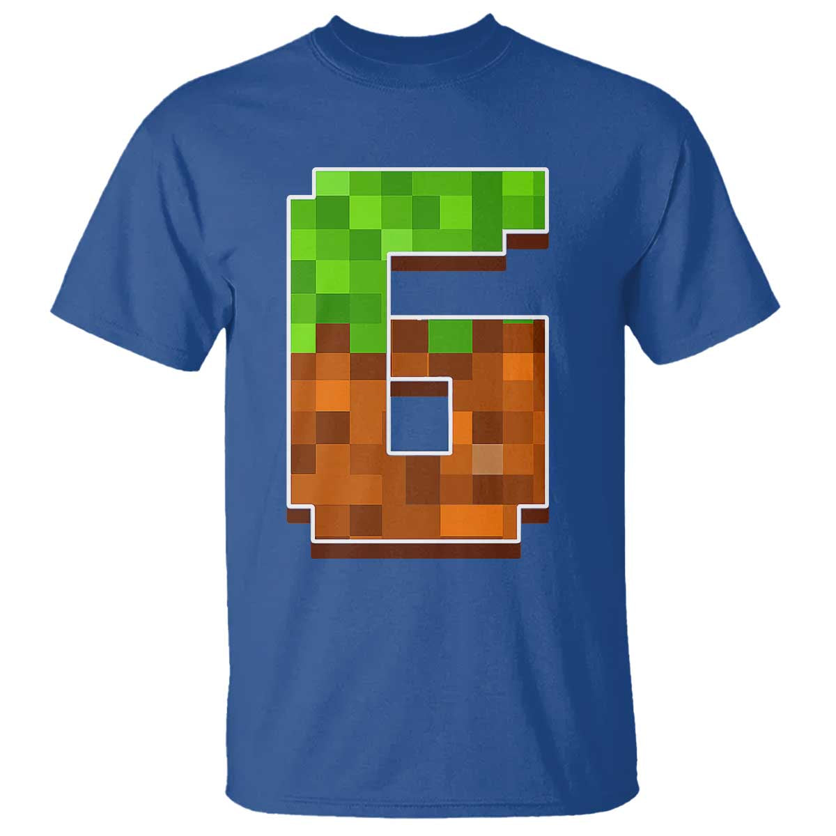 Number 6 T Shirt Game Matching 67 Meme Costume 6th Birthday 6 Years TS10 Royal Blue Print Your Wear