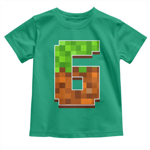 Number 6 Toddler T Shirt Game Matching 67 Meme Costume 6th Birthday 6 Years TS10 Irish Green Print Your Wear