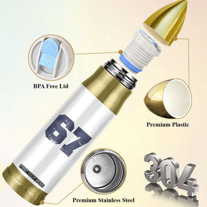 Number 67 Bullet Tumbler Numbered Uniform Sports Jersey Team 67th Birthday TS10 Print Your Wear