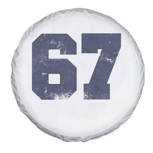 Number 67 Spare Tire Cover Numbered Uniform Sports Jersey Team 67th Birthday TS10 Print Your Wear