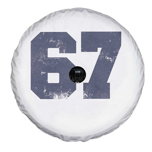 Number 67 Spare Tire Cover Numbered Uniform Sports Jersey Team 67th Birthday TS10 Print Your Wear