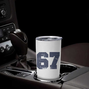 Number 67 Tumbler Cup Numbered Uniform Sports Jersey Team 67th Birthday TS10 Print Your Wear