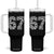 67 Jersey Number Tumbler With Handle Funny Six Seven Meme Y2k Leopard Number TS10 One Size: 40 oz Black Print Your Wear