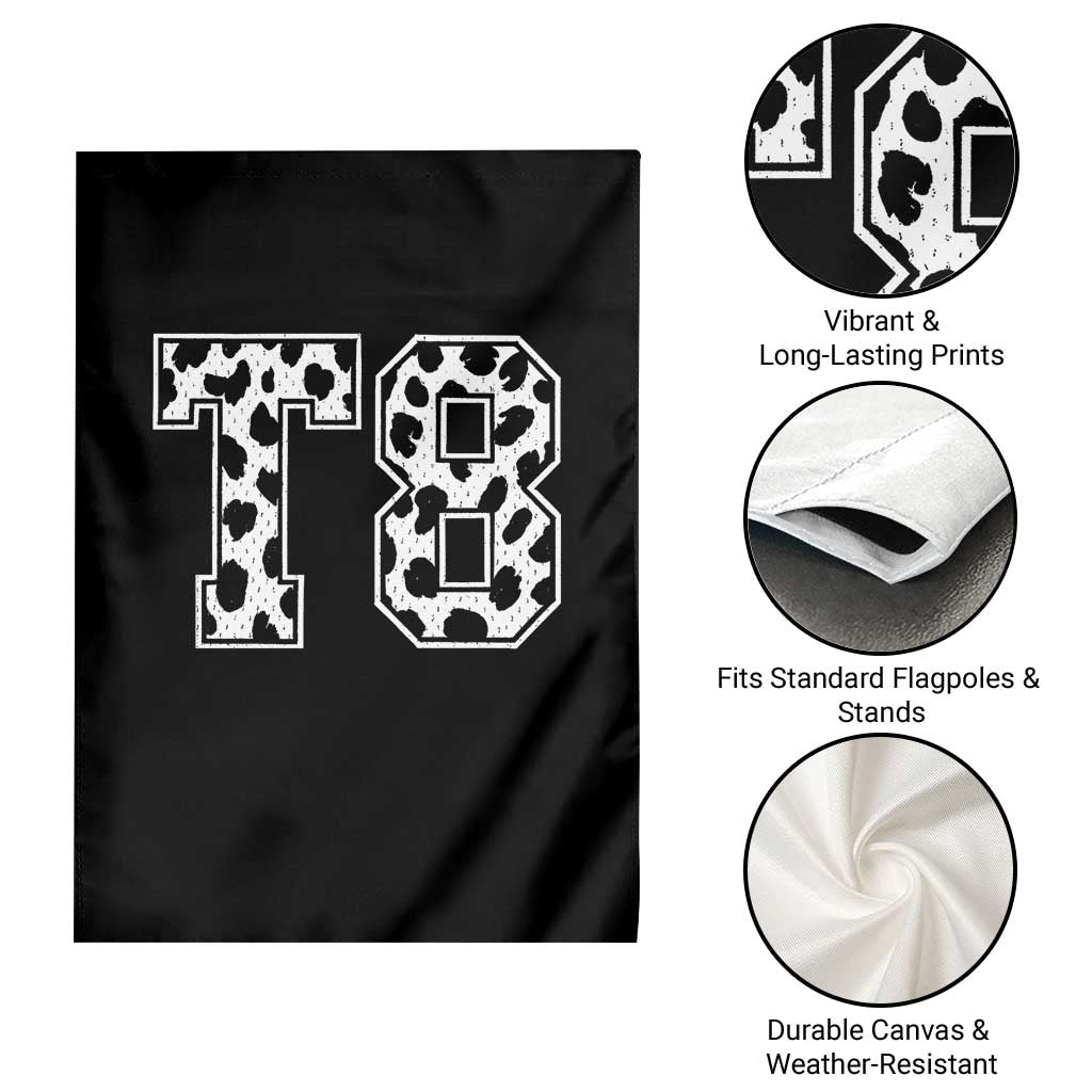 T8 Jersey Number Garden Flag Y2k Leopard Number Concert Inspired Outfit Varsity Sports TS10 Print Your Wear